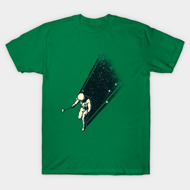 Cosmic Selfie T-Shirt by angrymonk